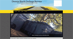 Desktop Screenshot of donniestarkgarbageservice.com